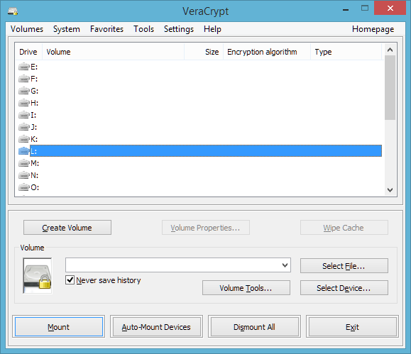Generate an encrypted key file for veracrypt windows 7