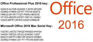 Microsoft Office Professional Plus 2016 Product Key Generator Online